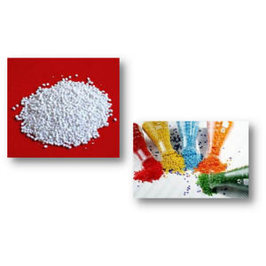 Pre-colored plastic pellets